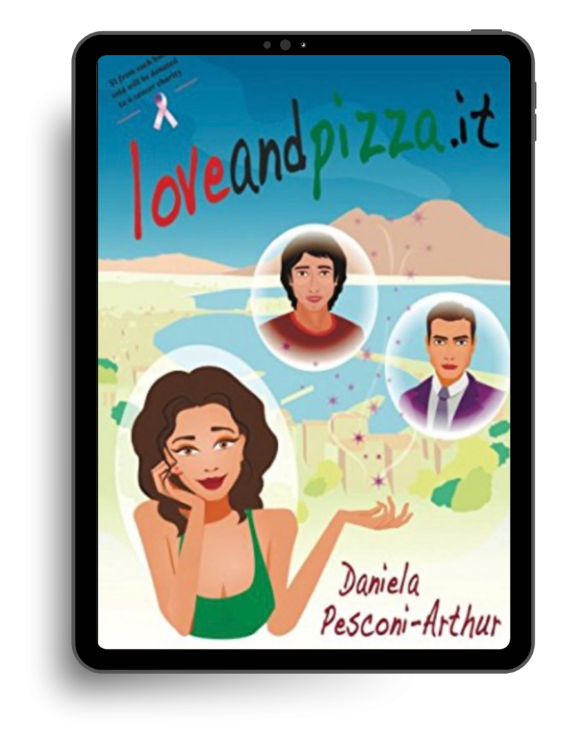 The original 2011 cover of Loveandpizza.it, designed by a former student
