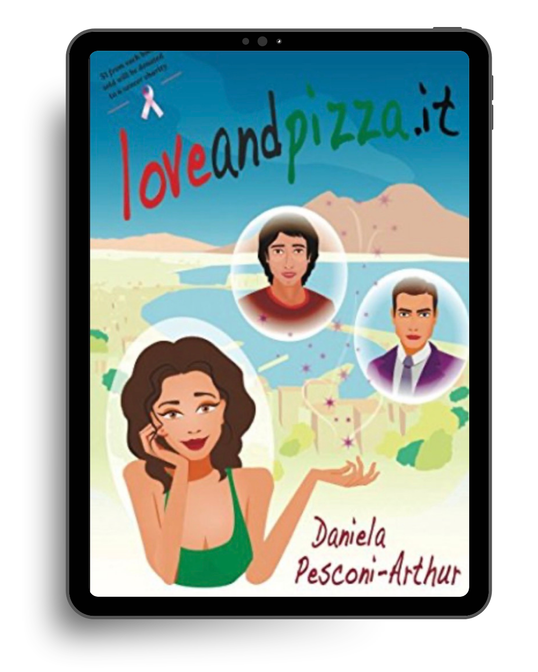 The original 2011 cover of Loveandpizza.it, designed by a former student